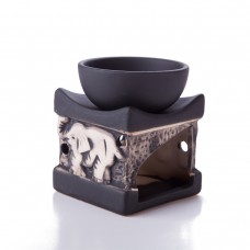 Feng Shui Zen Ceramic Essential Oil Burner Diffuser Tea Light Holder Great For Home Decoration & Aromatherapy OLBA096   